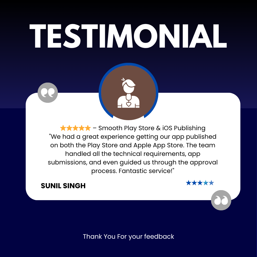 Blue and White Digitalism Testimonial Instagram Post (1)